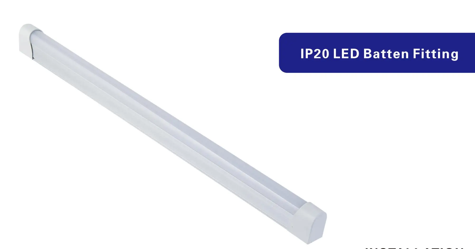 
IP20 LED Batten Fitting T8 18W Led Light PC Office 80 100 30000 220-240vac 3-YEAR CN;ZHE LG05A 