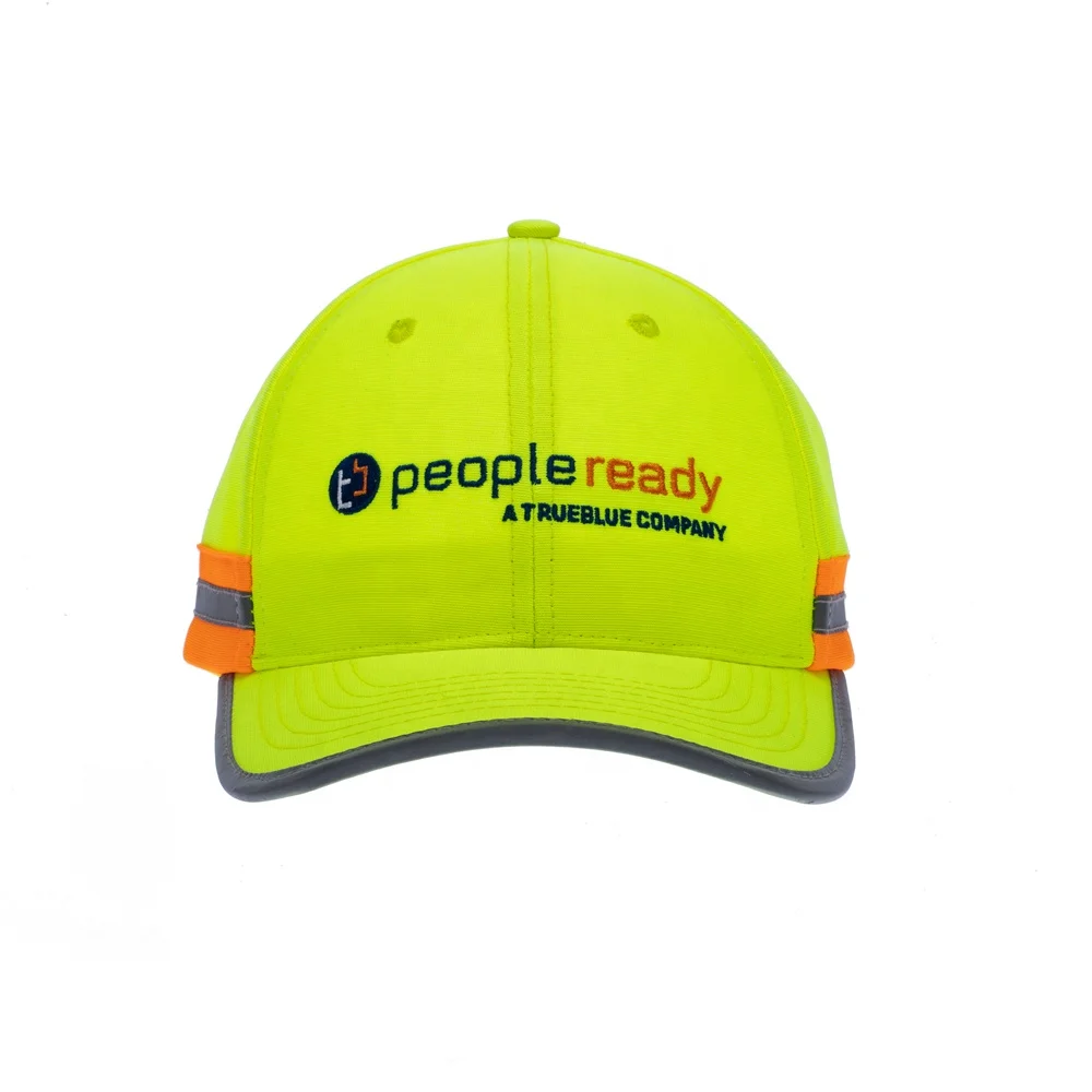 OEM High Visibility Safety Cap with Reflective Stripes Fluorescent Performance Hunting Caps Hats for men women