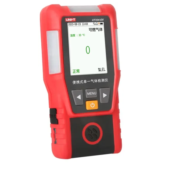 UNI-T UT334-EX Combustible Gas Detector Oxygen Hydrogen Sulfide Toxic and Harmful Gas Leak Detector