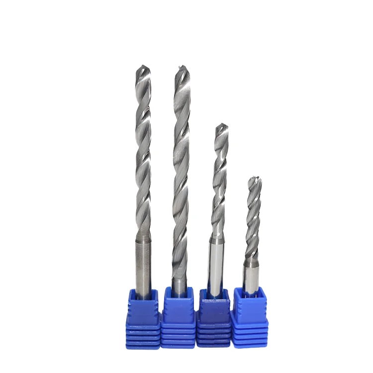 13 Years Factory Production CNC Machine Tools Alloy Metal Solid Tungsten Carbide Steel Straight Shank Twist Drill Bit