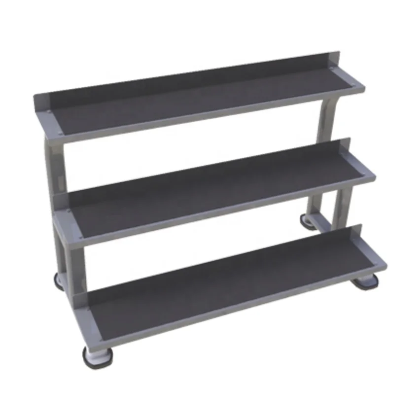 Hot selling 3-Tier Kettlebell Storage Rack Fitness Equipment Weight Holder for Kettlebell Set