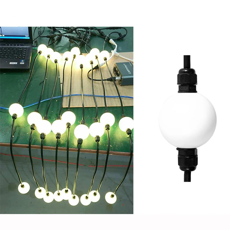 Decorative Disco Light DMX RGB LED 3D Ball Curtain Light