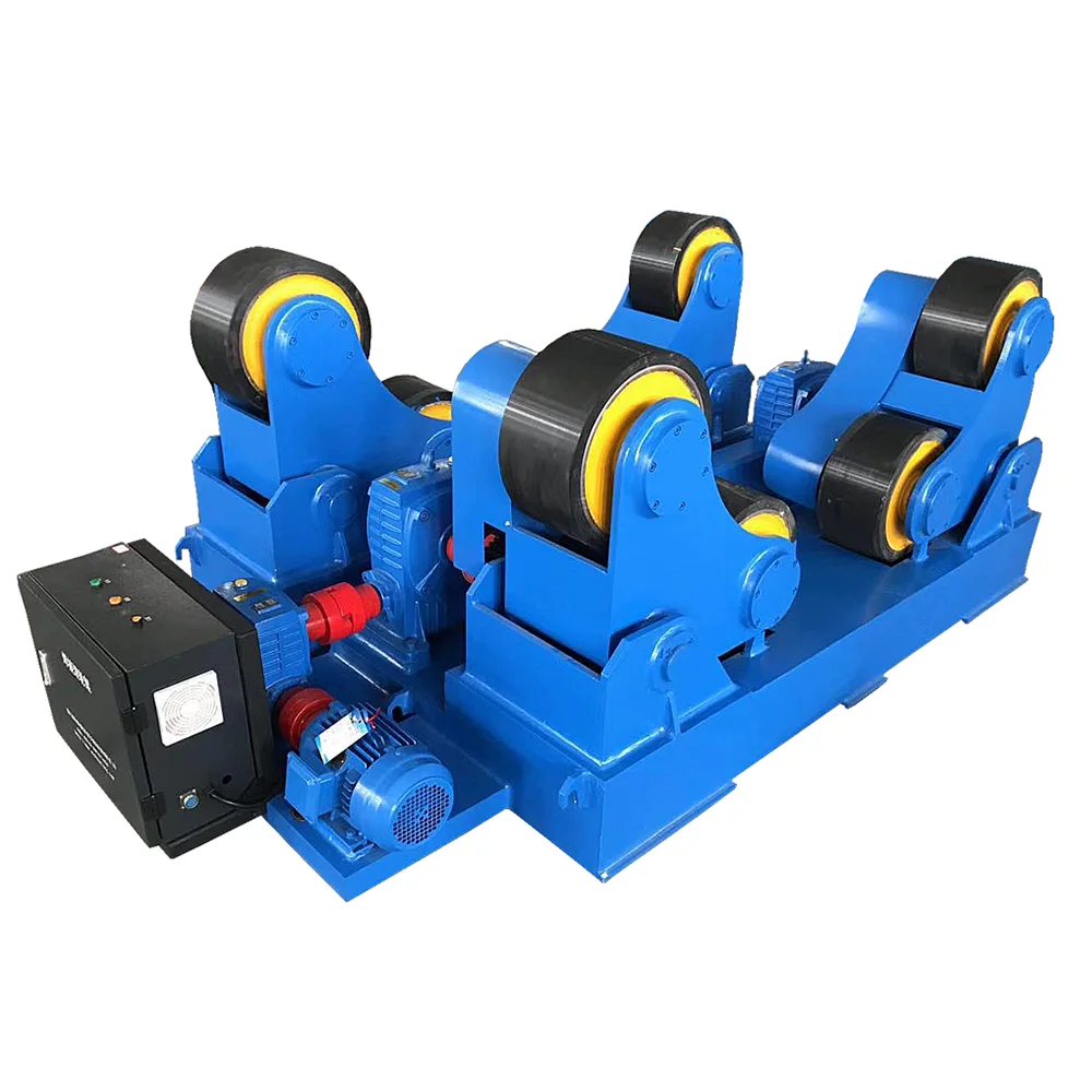 Pressure Vessel Multifunction Heavy Duty Pipe Roller Stands Self-Align Welding Turning Roll Rotator Roller