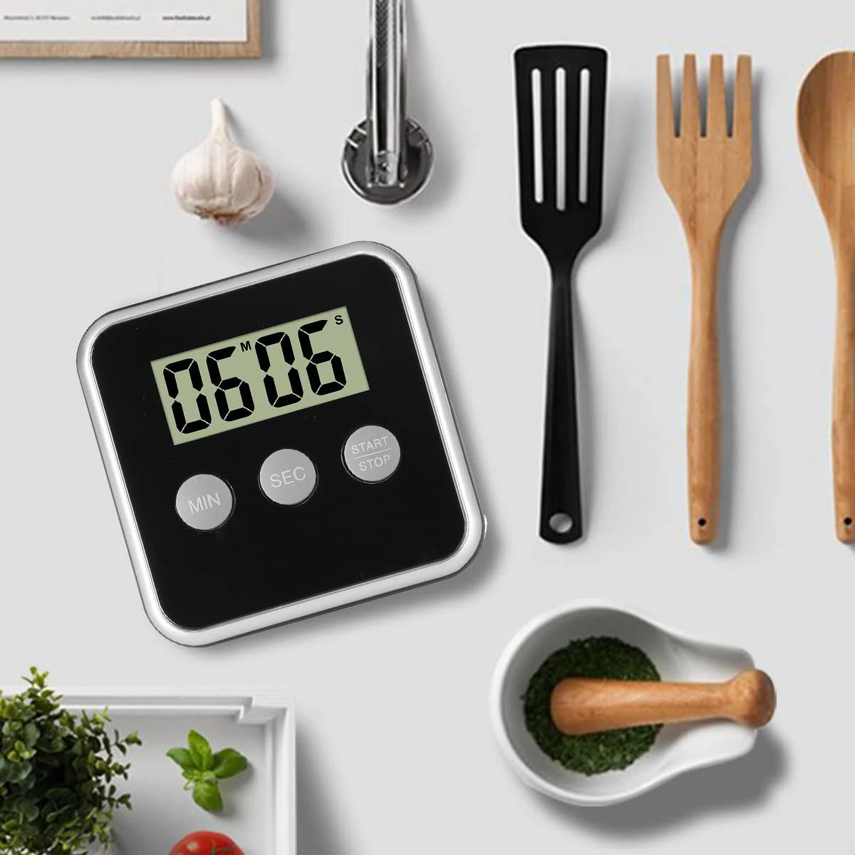 Digital Kitchen Timer For Cooking Shower Study Stopwatch Alarm Clock Magnetic Electronic Cooking Countdown Time Timer