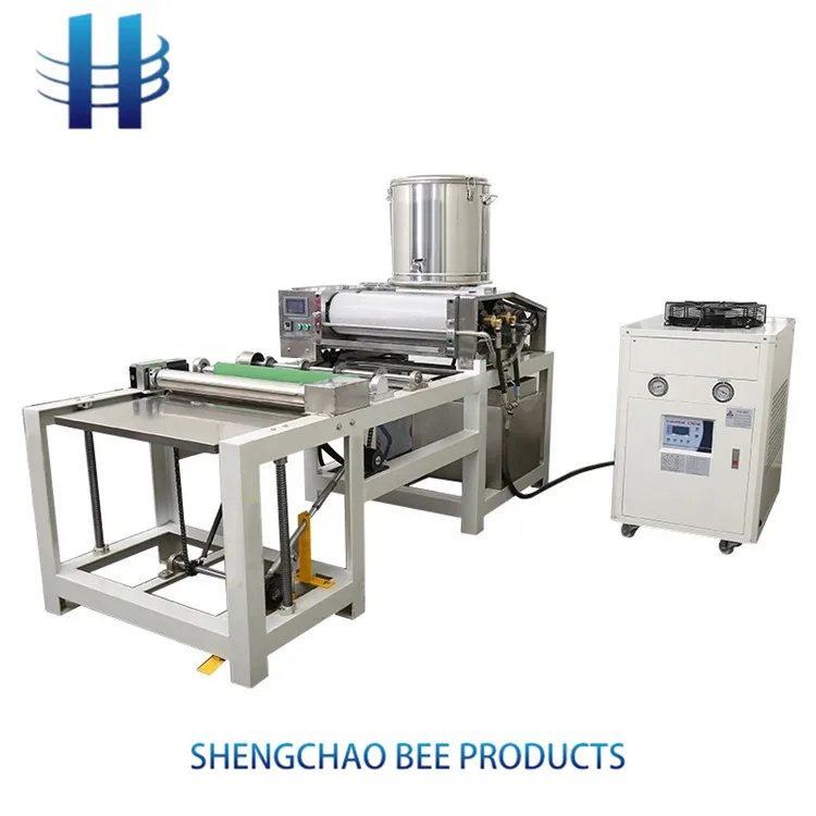 beeswax comb foundation roller mill machine bee wax foundation mill with aluminum alloy roller