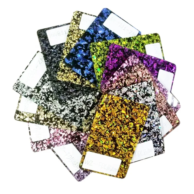 Sheets Pink Gold Acrylic Sheet Glitter Sticker 3mm Sheet