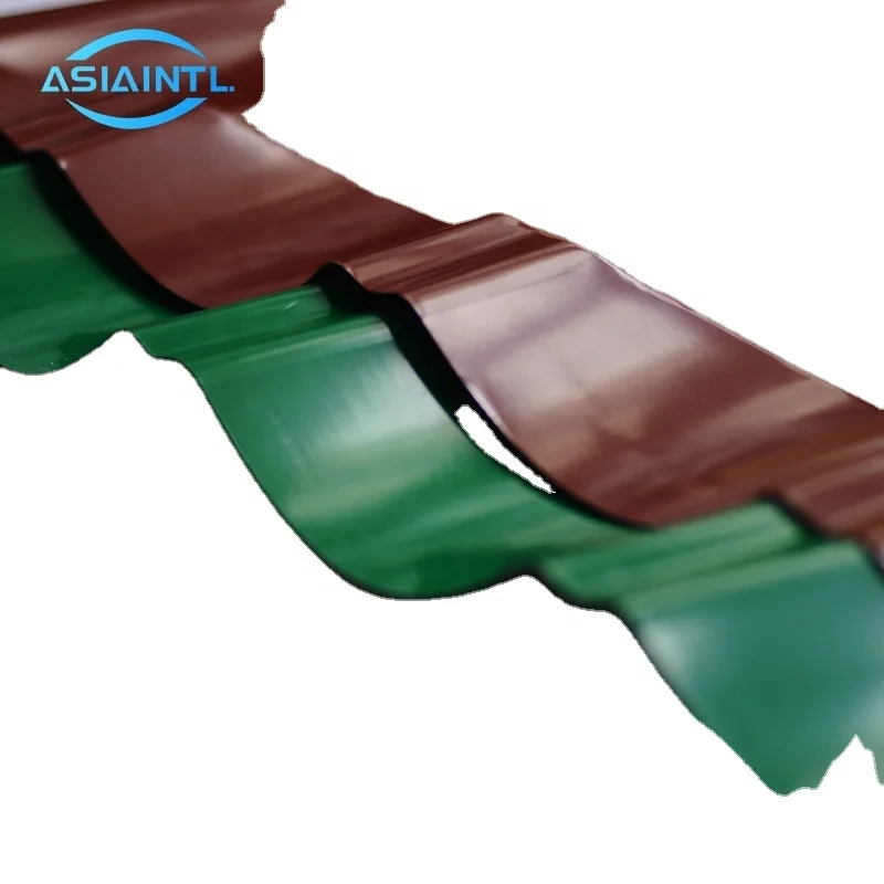 Roof tile metal glazed wall tile house lightweight  for houses waterproof roofing tiles