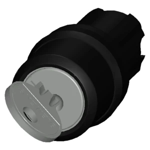 Siemens 3SU1000-4BC01-0AA0 SIRIUS ACT key switch, plastic, RONIS, 2 positions, momentary