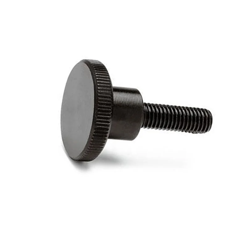 Stainless Steel  Flat Head Knurled Thumb Screw Knurled Screw Flat Slotted Thumb Screw M4 M6 M8 M10