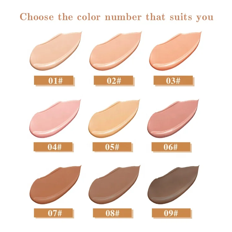 Lasting Nude Moisturizing Full Coverage Concealer sunscreen Air Cushion CC Cream Makeup Foundation