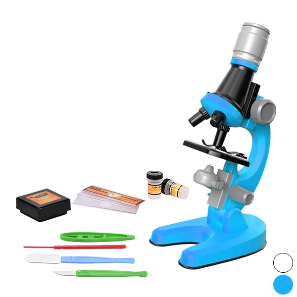 2pcs Educational STEM Toys Portable Kit For Home School rf4 Microscope Biological Digital Microscope For Kids Toy