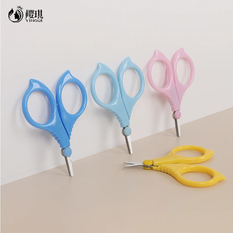 Baby care safety nail Scissors  products Baby Nail Clipper Cutter scissors with cover for kids