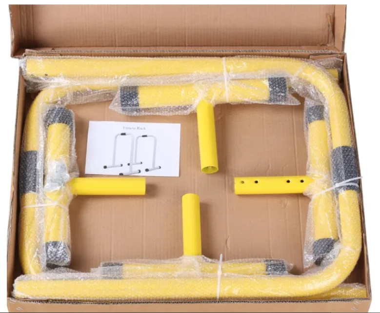 Good Export Quality Gym Fitness Gymnastics Adjustable Push Up Stand Parallel Dip Bars