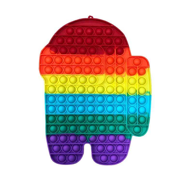 New 30cm big large size Push Pop Bubble Fidget pop Autism Special Needs Anxiety Stress Reliever Squeeze Sensory Toy for Kids