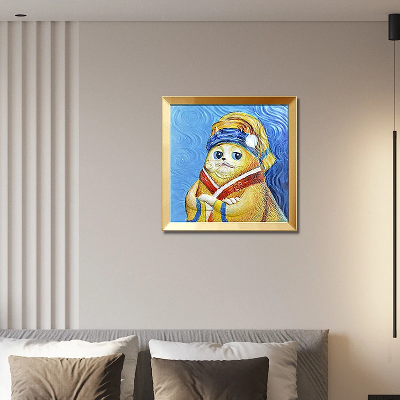  Оптом в наличии 3D Настенная картина 34x34 см с рамкой для украшения