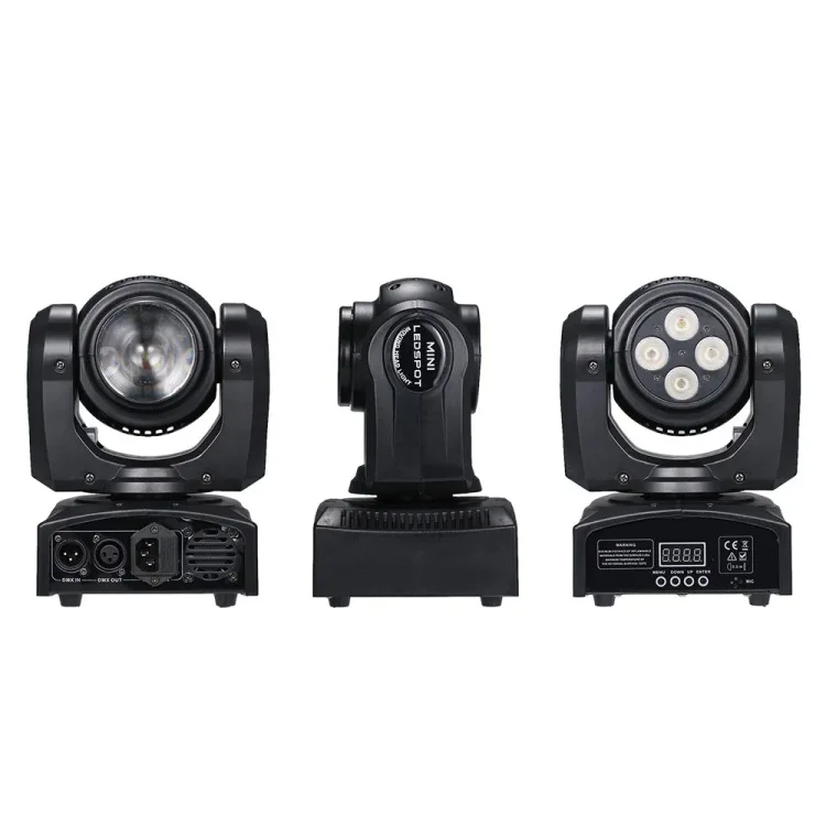 WF Mini LED 10W Double Sided 4-Eyes Laser Shaking Head Stage Light DMX Sound Control Dj Light Equipment