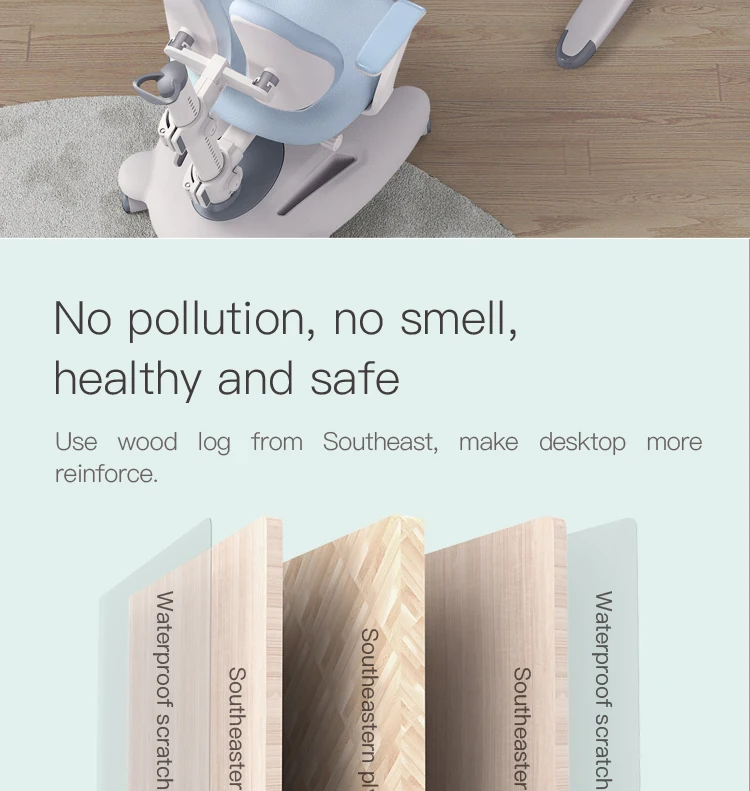 
L12 a popular design best present big promotion student chair table study table for kids 