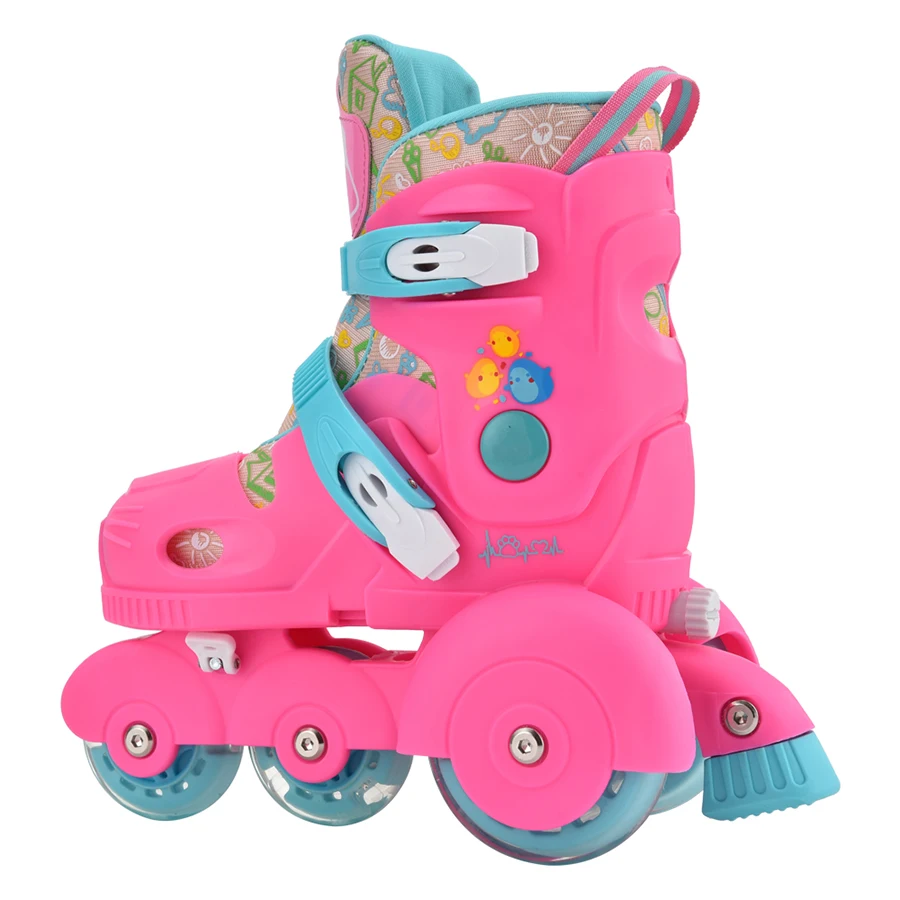 New design children 2 in 1 quad roller skates adjustable inline skates  kids