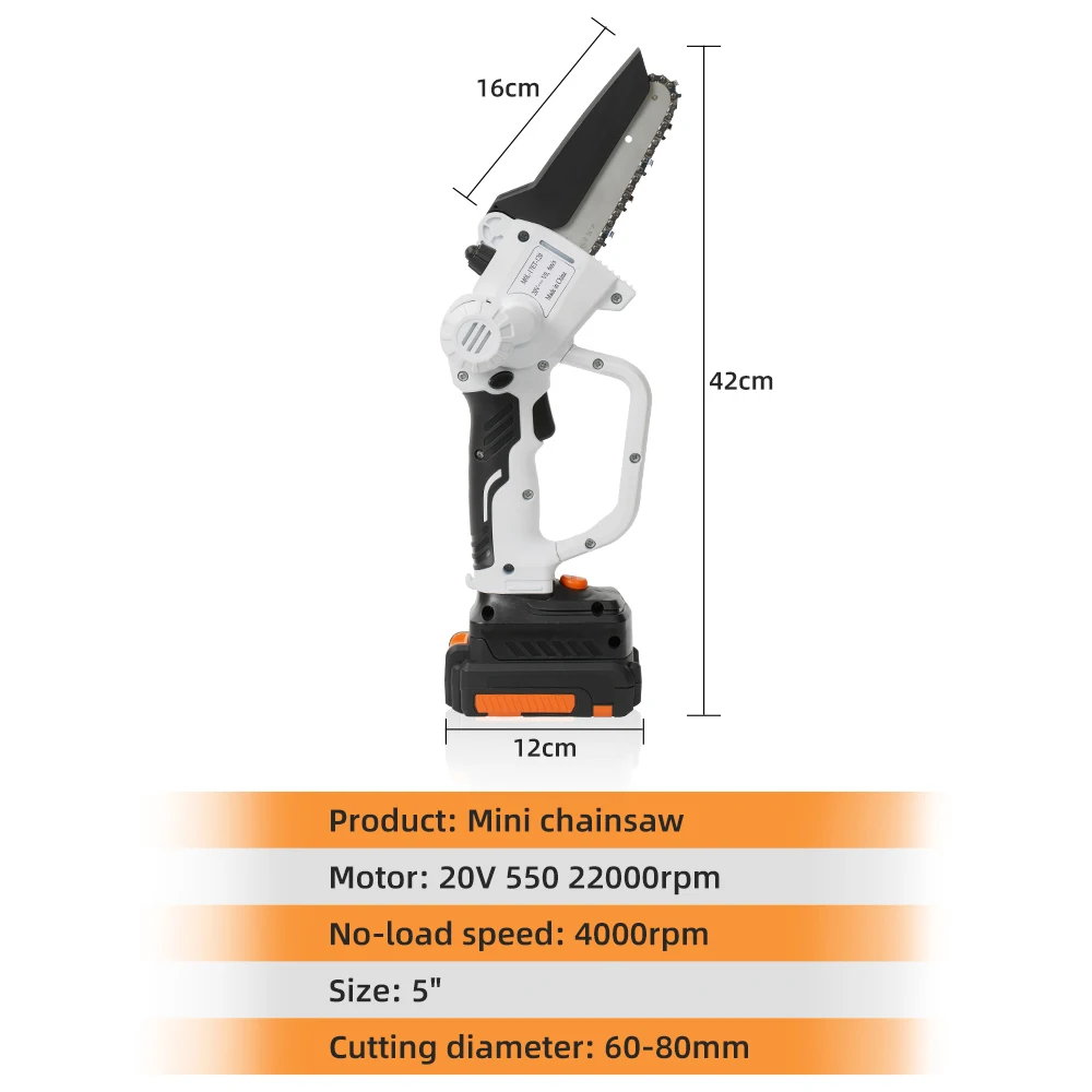EAST New Energy Nplus Portable Electric Chainsaw 4 Inch Mini Chain Saw for branches mini chainsaw