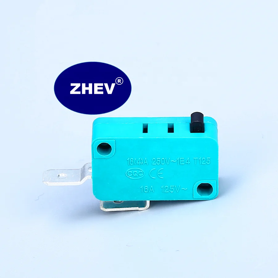 Normal Open Big Foot Green Micro Switch With Reset Button KW8 40t85