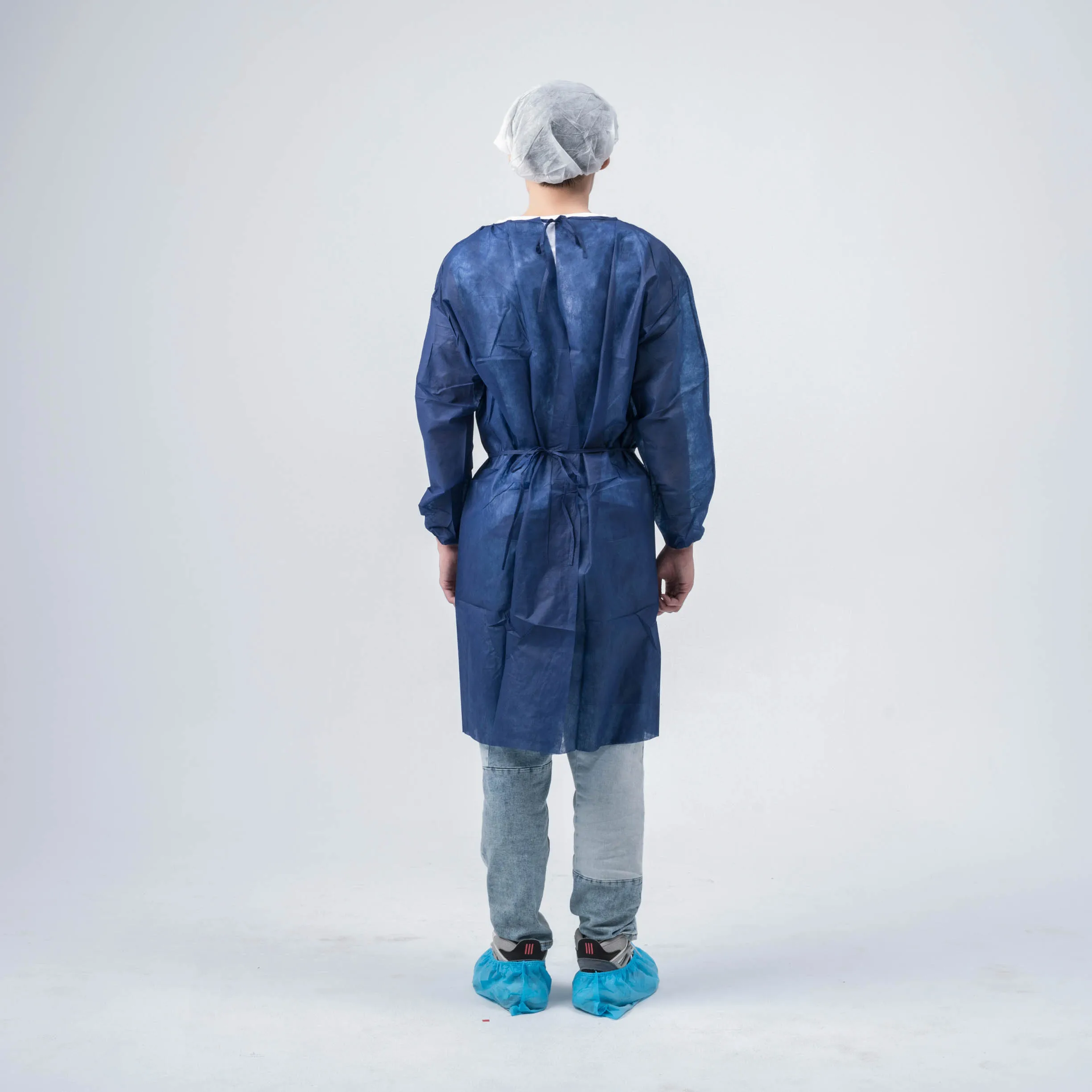 Customize Disposable Body Suits Lab Gown Bata Quirurgica Coveralls Adult CE White Hospital Medical Medical Protective Clothing