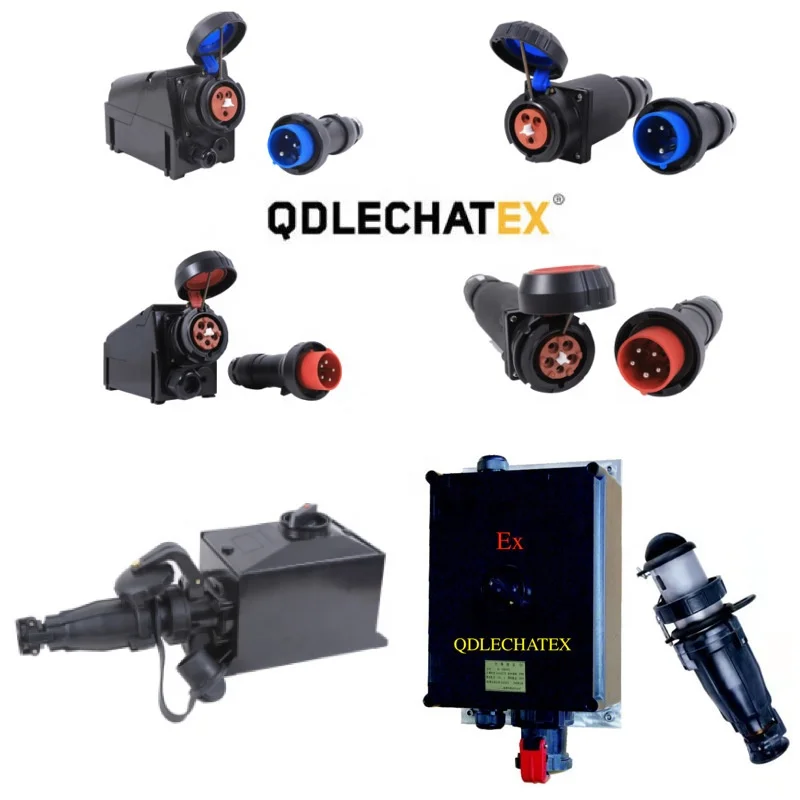 ATEX IP65 waterproof 5pin 3P+N+E  WF2 Anti corrosion 16amp 16A ex proof plug and socket