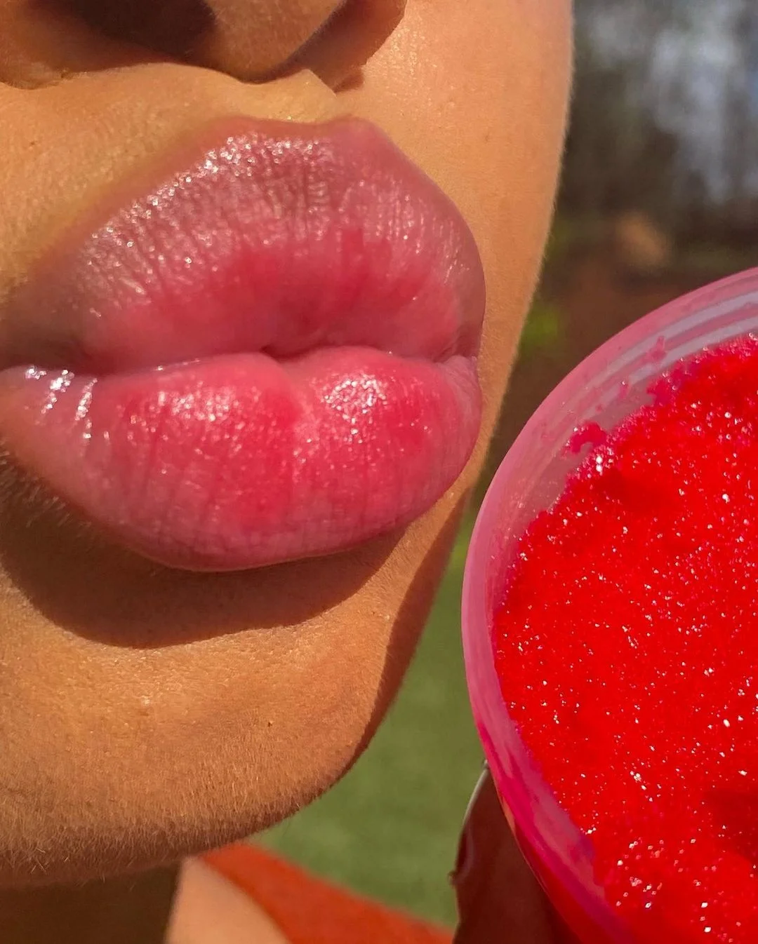 Best Sale Private Label Natural Vegan  Exfoliator Organic Hydrating Fruit Lip Sugar Scrub for Lip Repair Lip Scrubs