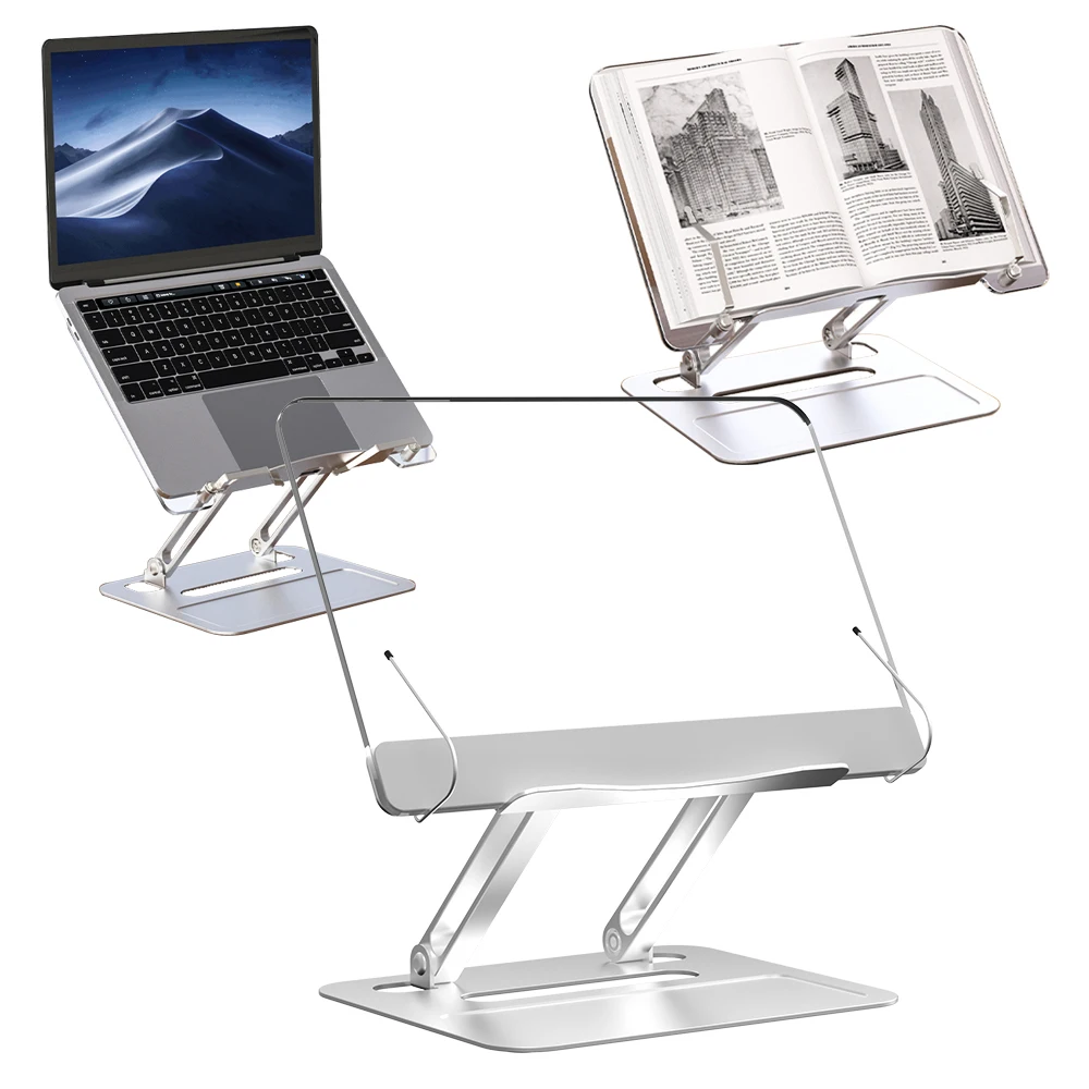 T Acrylic Laptop Stand Clear Monitor Solid Bookend Pair Organize Plastic Transparent Bookends