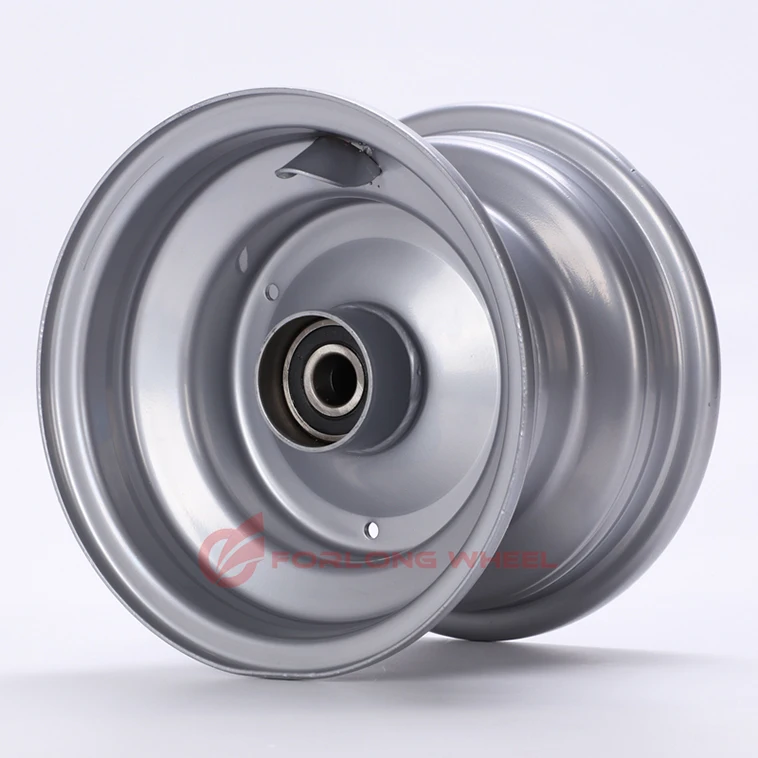 Chinese wheel rims manufacturer 5x8 loader steel wheel rim for 10-16.5 tire