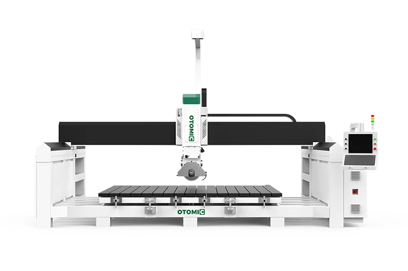 Stone Countertop Curved Edge Cutting Machine 4 Axis Stone Cutter 5 Axis Bridge Saw Cnc For Processing Flooring And Wall Tiles