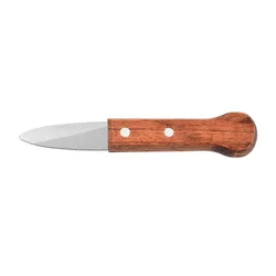 Cross-border hot sell stainless steel oyster knife wooden handle oyster knife