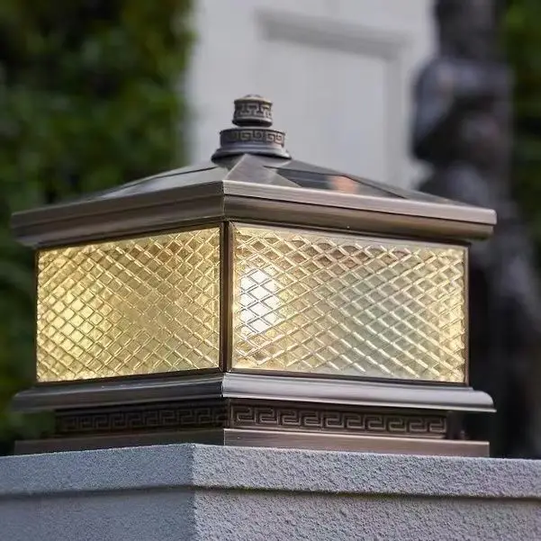 Modern and minimalist solar garden lights outdoor waterproof IP65 led for courtyard lighting