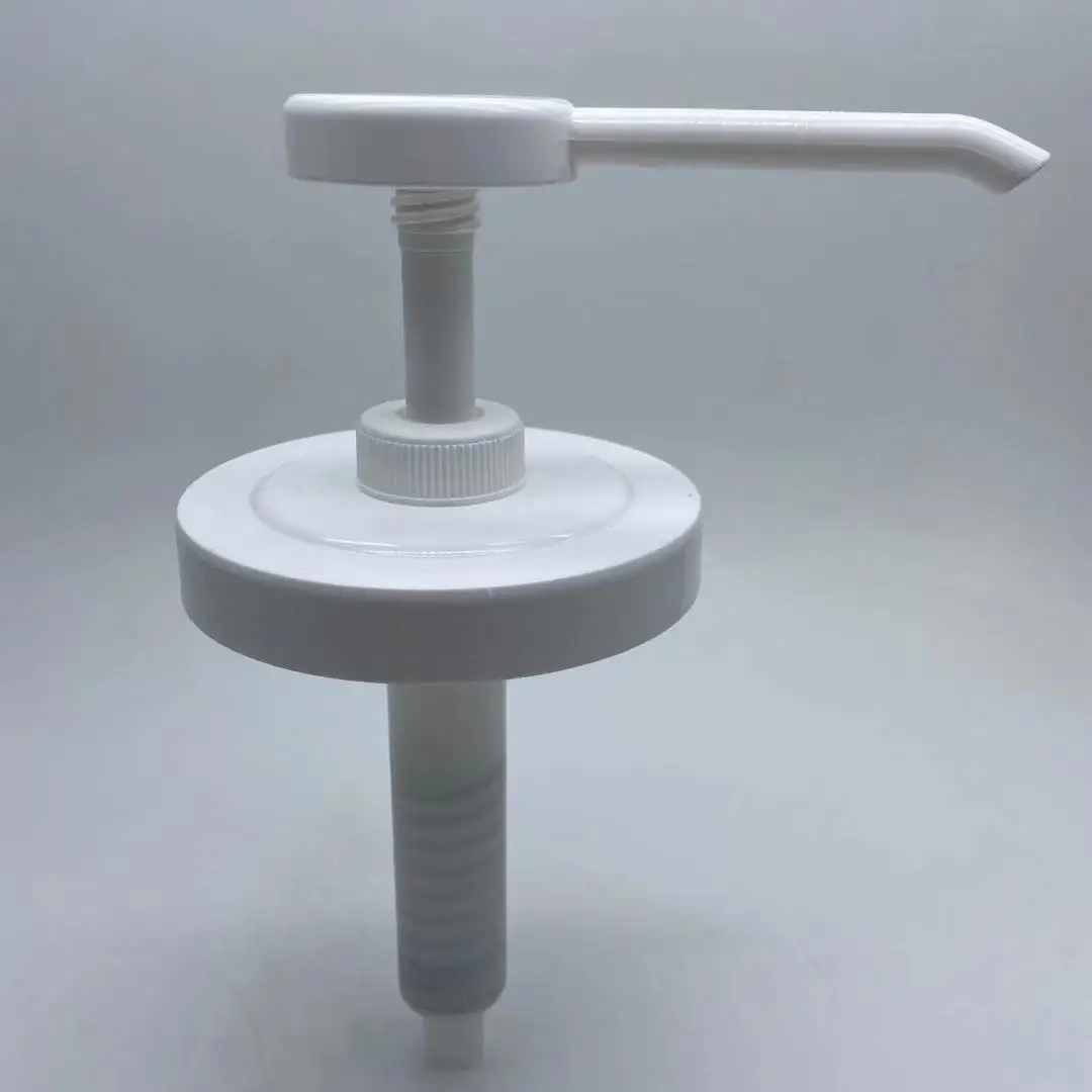 Long nozzle food grade liquid honey juice sauce plastic syrup pump food gold black gallon dispenser coffee syrup pump