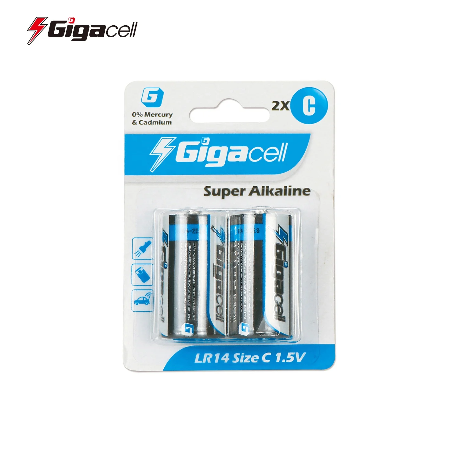 Size C battery , alkaline LR14 battery