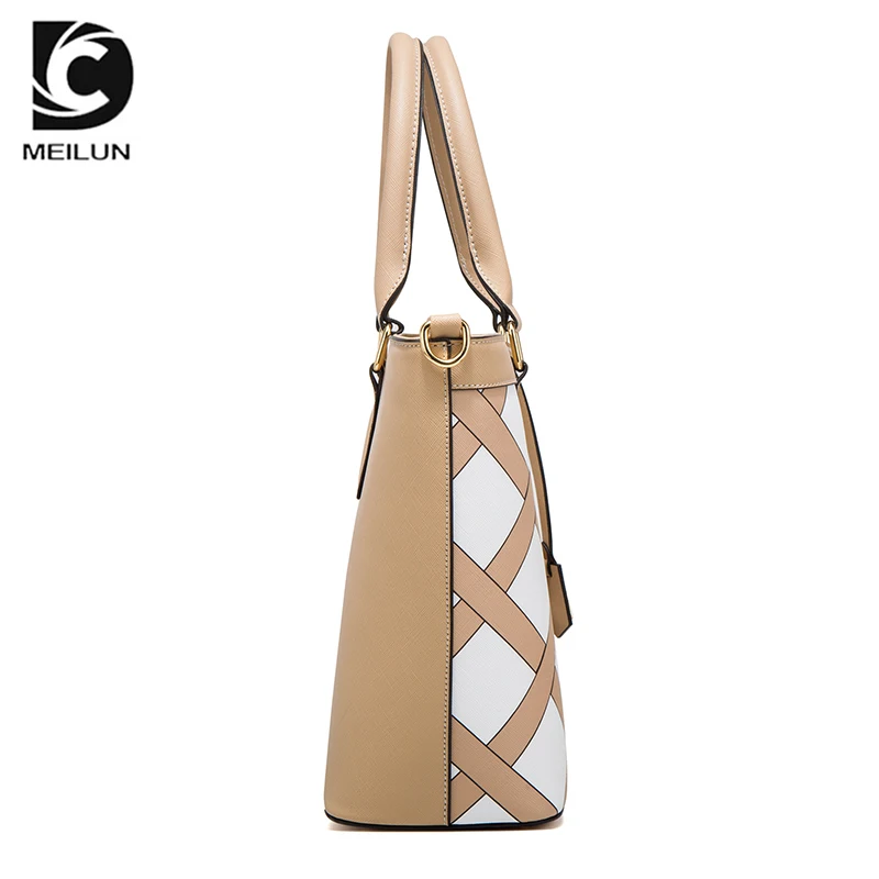 High quality fashion women large tote bags full printed handbag set with low MOQ