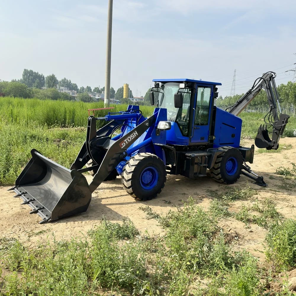 TOSH Mini Tractor With Front Loader And Backhoe Optional Accessories