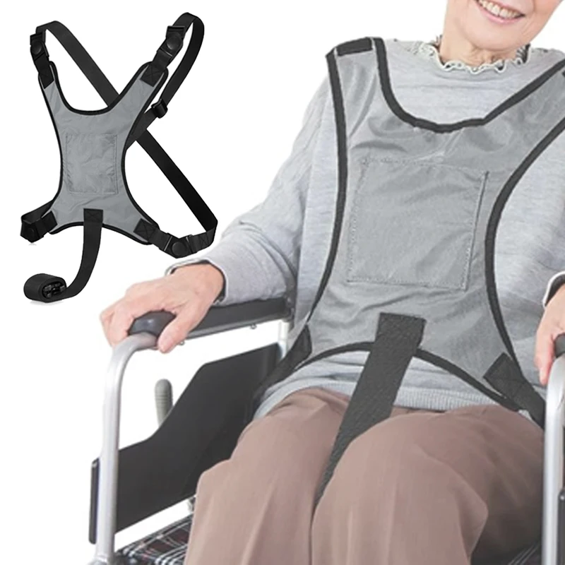 Factory Wheelchair Seat Belt Adjustable Chair Restraint Disable Patient Seniors Elderly Chest Bag Body Harness Safety Seat Belt