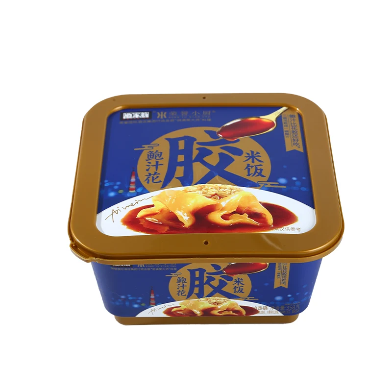 Food company Shellac in abalone juice instant rice self heating food