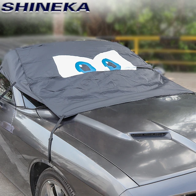 Sun visor Protector Front Windshield shade Funny Eyes Car Sunshade For Dodge Challenger Universal