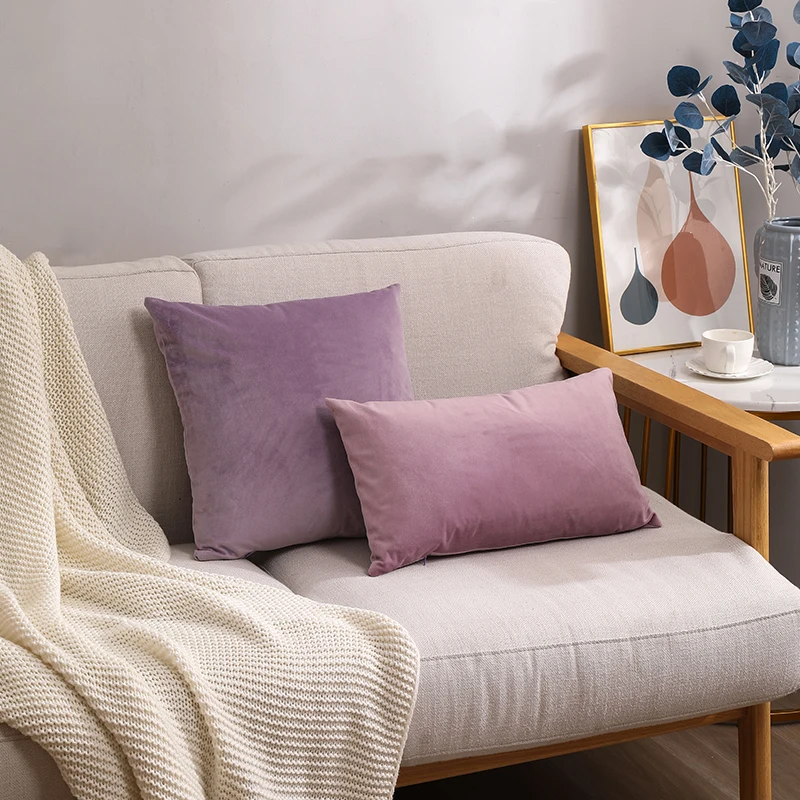 Best selling Throw Pillow Cover 100% Polyester Pillow Case 45x45cm Luxury Velvet Pillow Case