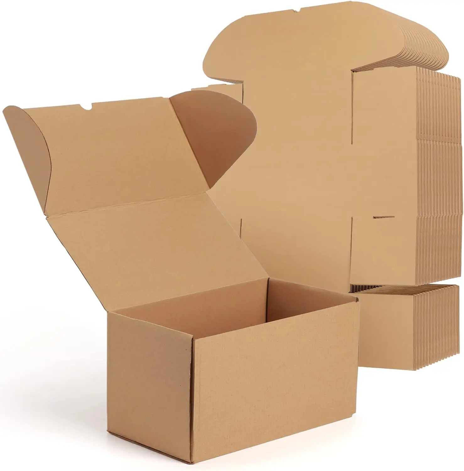 GMI 11x6x6 Inches Shipping Boxes Set of 20 Brown Small Corrugated Cardboard Box Mailer Boxes for Packing Small Business