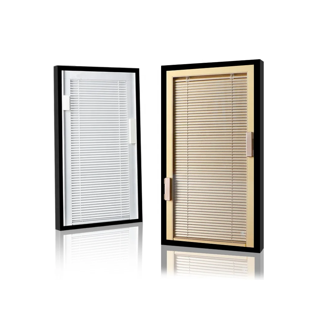 Minetal blinds between glass window glasses for windows and doors