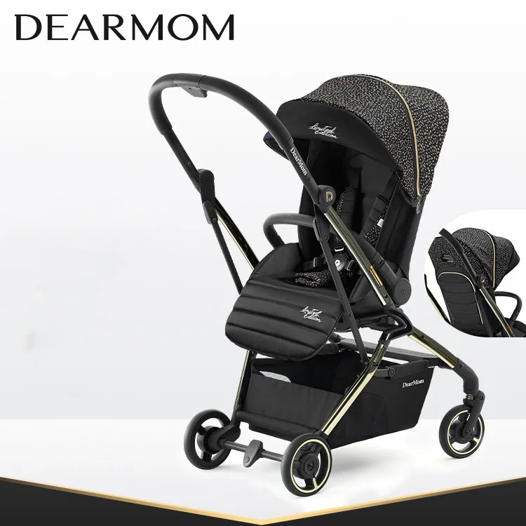 High-view Shock-absorbing custom aluminium foldable stair climbing push baby walkers