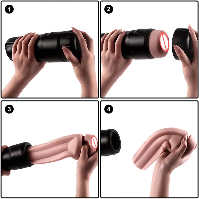 Hot Selling Silicone Artificial Vagina TPE Pussy Toys for Men Masturbating