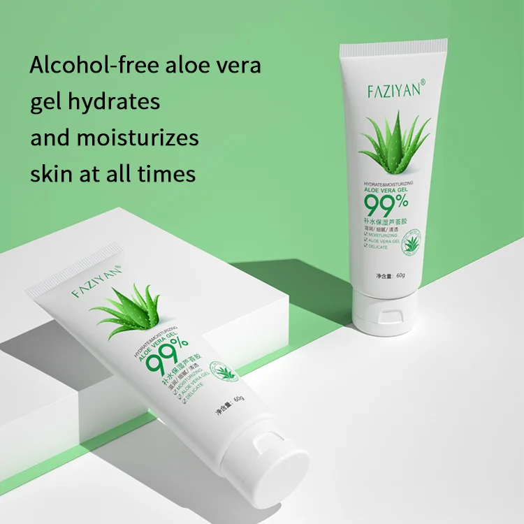 Faziyan Aloe Vera 99% Natural Aloe Vera Gel Hydrating Nourishing face skin Aloe Vera Gel