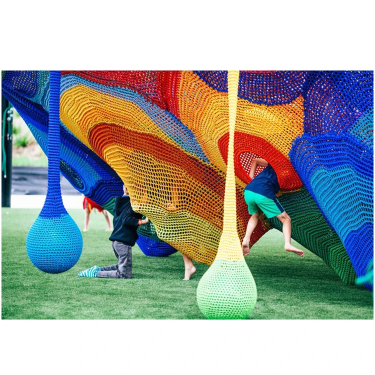 Commercial Used Kids Crochet Playground for Indoor Playground