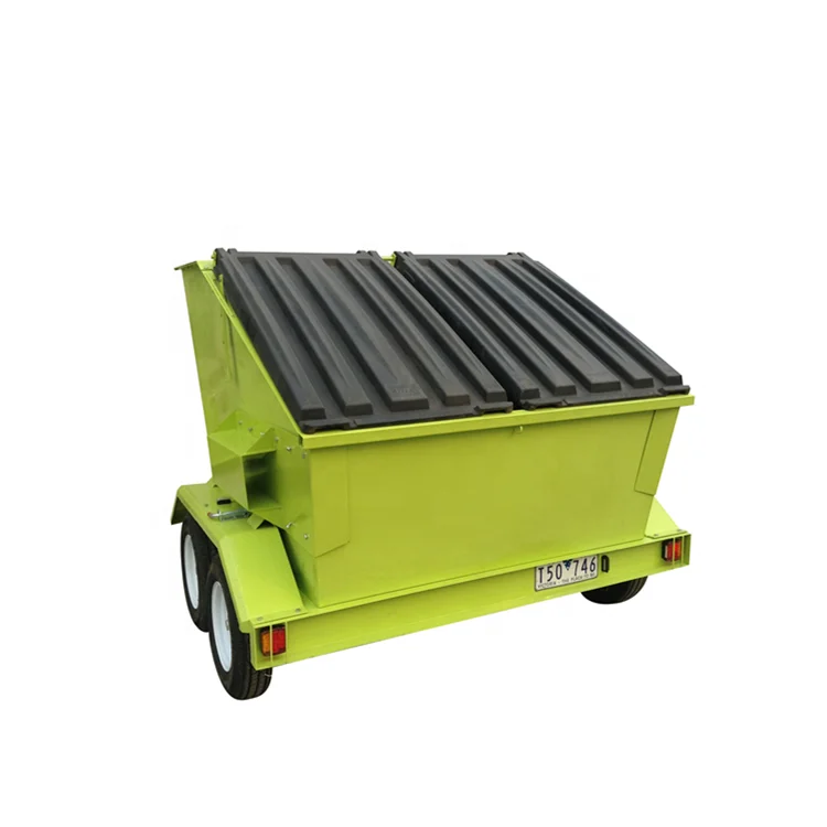 Mobile garbage Trailer Trash Trailer Trash bin Trailer
