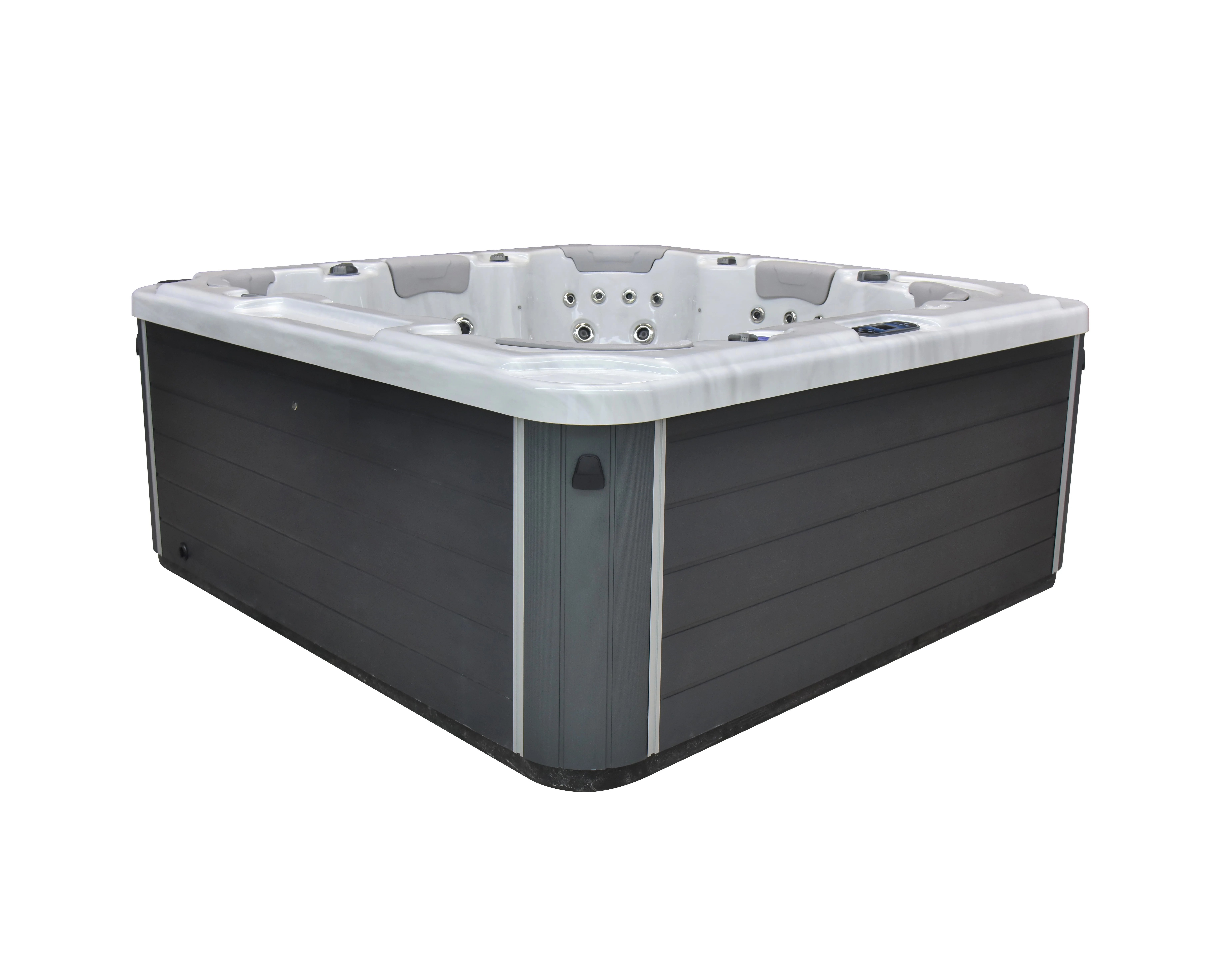 Hydrorelax High Quality Luxury Hot Tub Big Size Party Arylic Massage Jet 7 Person Hot Tub Outdoor Spa Hot Tub