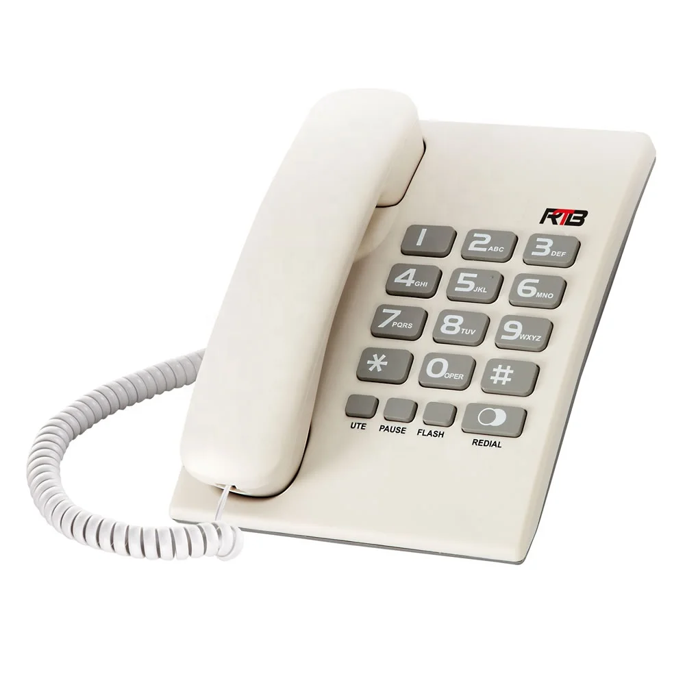New Office Home Hotel Room Landline Telephone Big Button Telephone With Handle