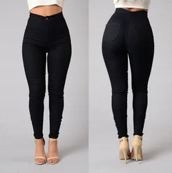 Hot Style  Women Summer Leggings Red Solid Color Black Slim Leggings Tight Legging For Women